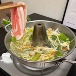 鍋を上から見たところ